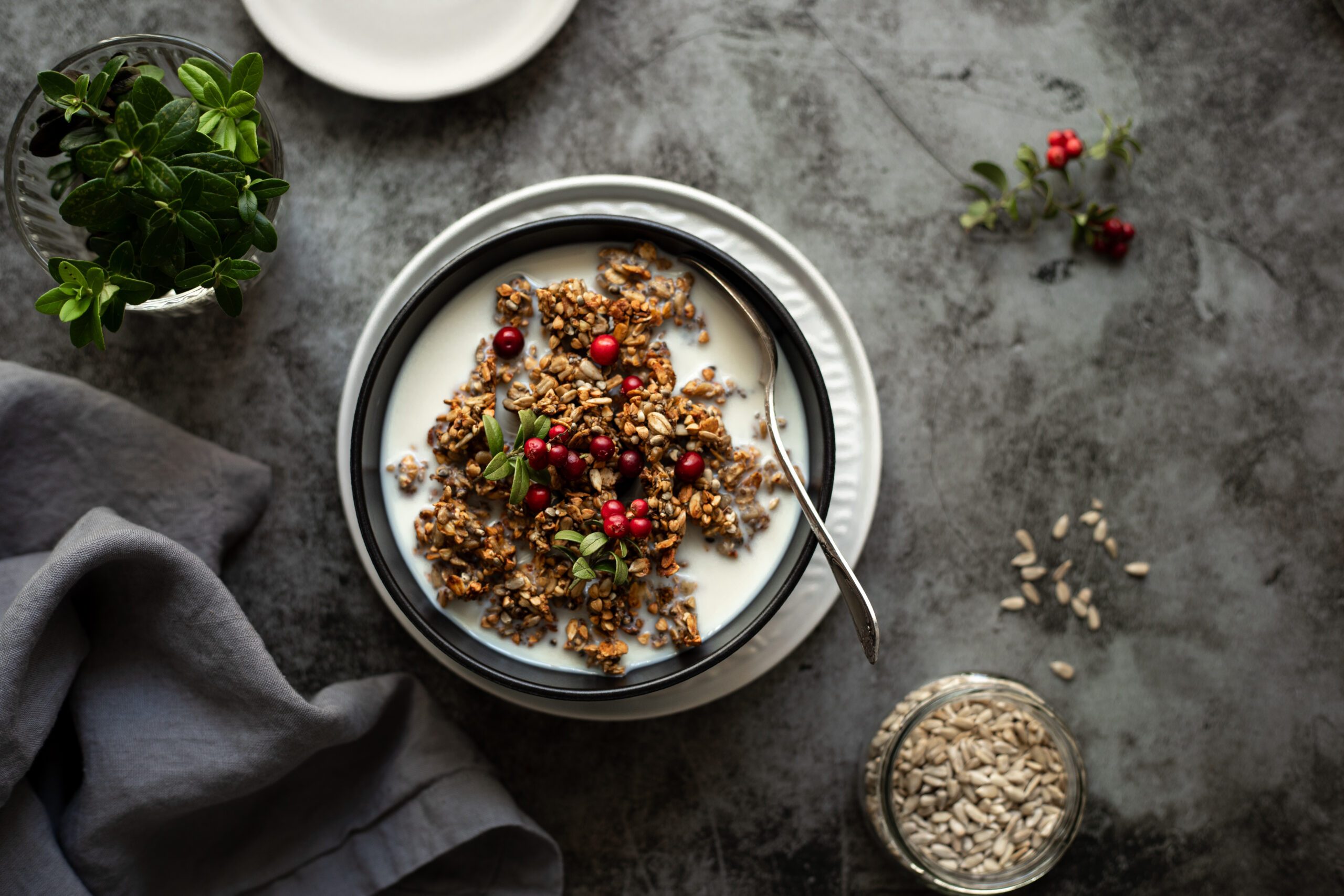 Meega röstitud krõbe granola