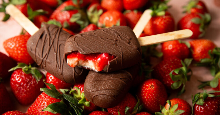 Maasika pulgajäätised