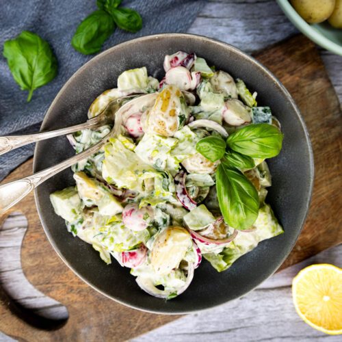 Suvine kartulisalat toidublogija Kristi Rebane