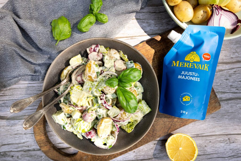 Suvine kartulisalat toidublogija Kristi Rebane