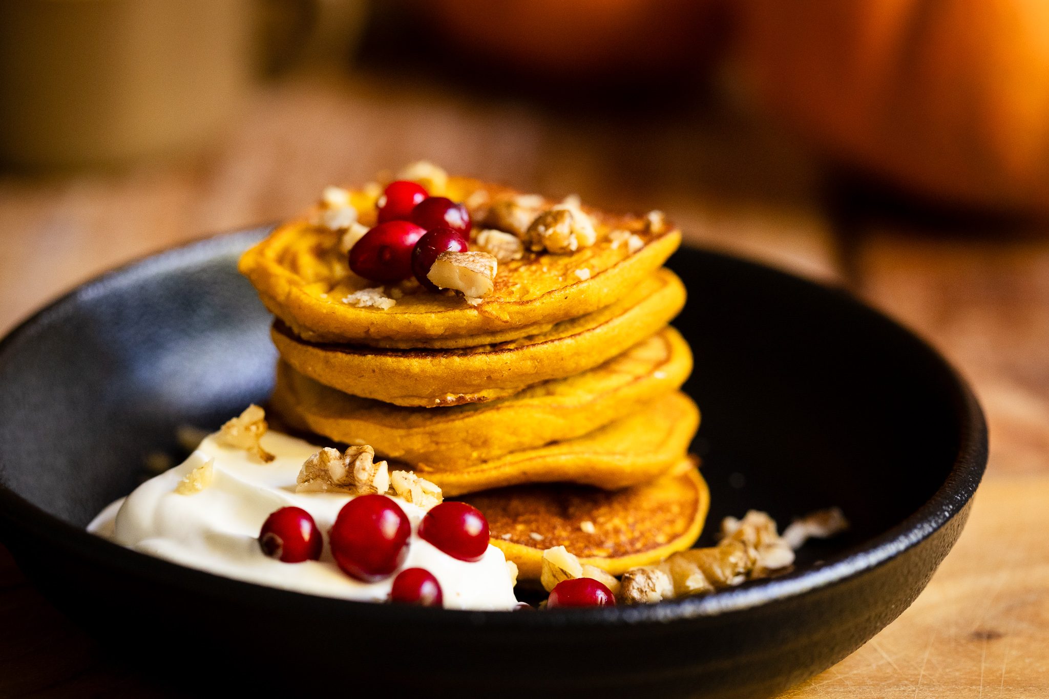 Gluteenivabad kõrvitsa-kohupiimapannkoogid