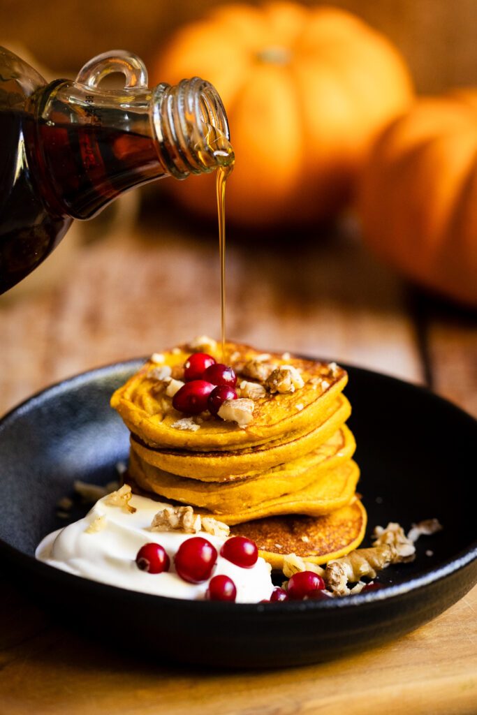 Gluteenivabad kõrvitsa-kohupiimapannkoogid toidublogija Kristi Rebane
