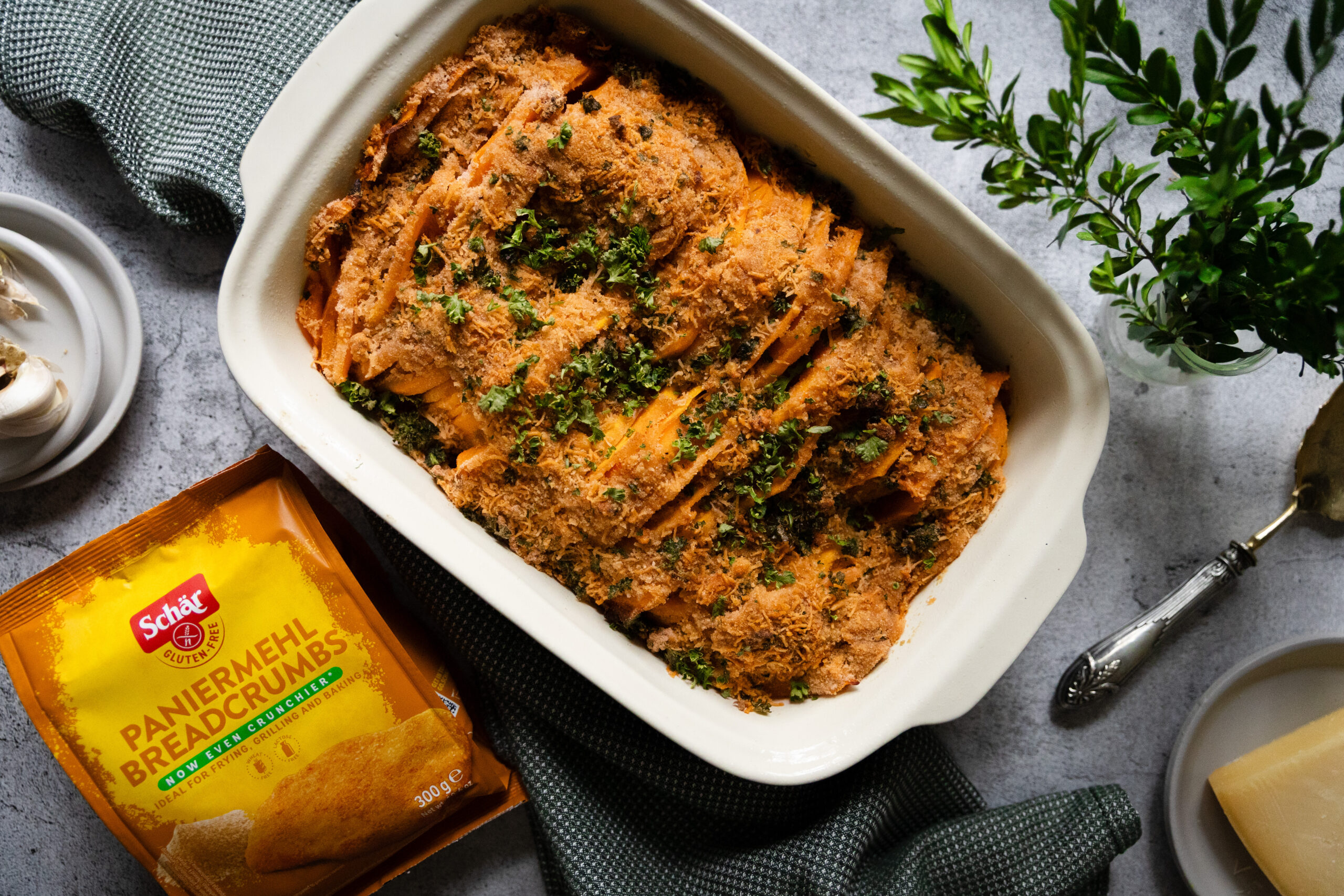 Gluteenivaba kõrvitsavorm parmesaniga