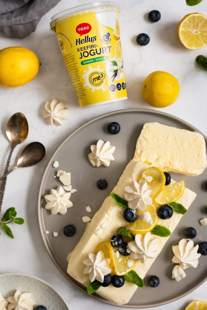 Sidruni semifreddo toidublogija Kristi Rebane