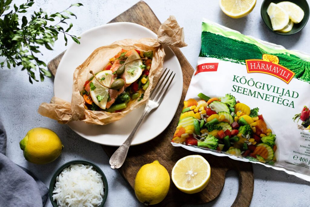 Köögiviljapakid kalaga toidublogija Kristi Rebane