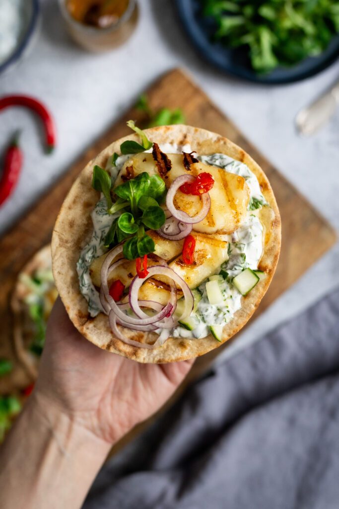 Halloumi lameleivad toidublogija Kristi Rebane