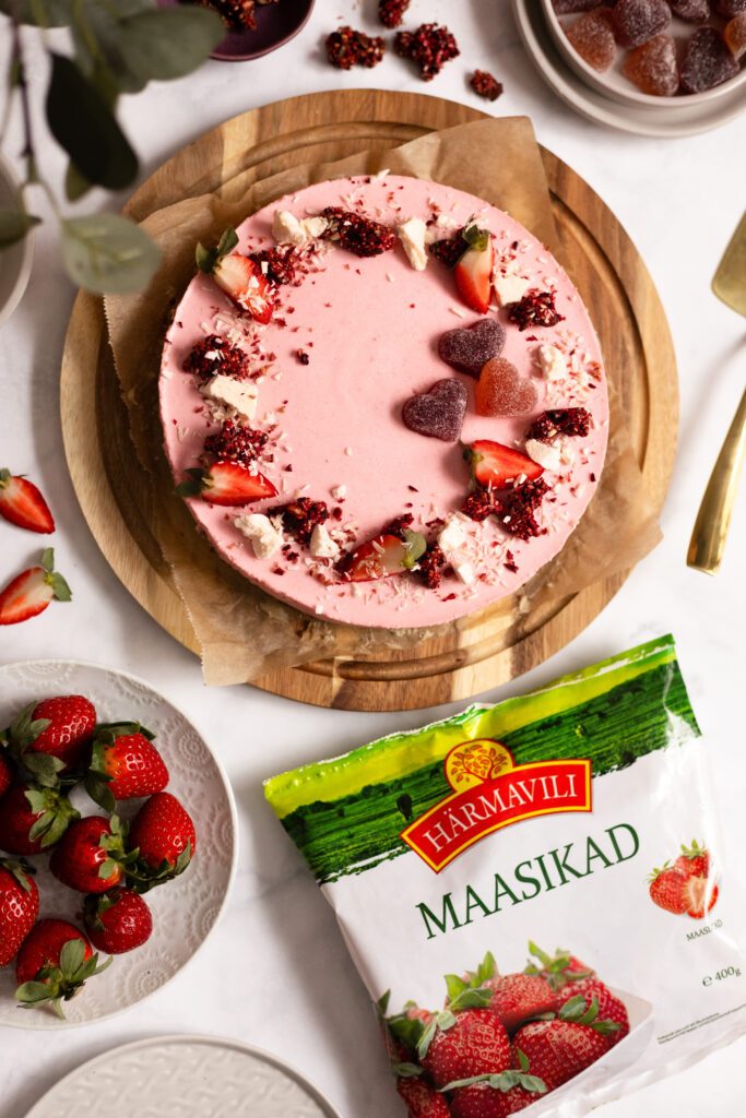 Gluteenivaba maasikatort toidublogija Kristi Rebane