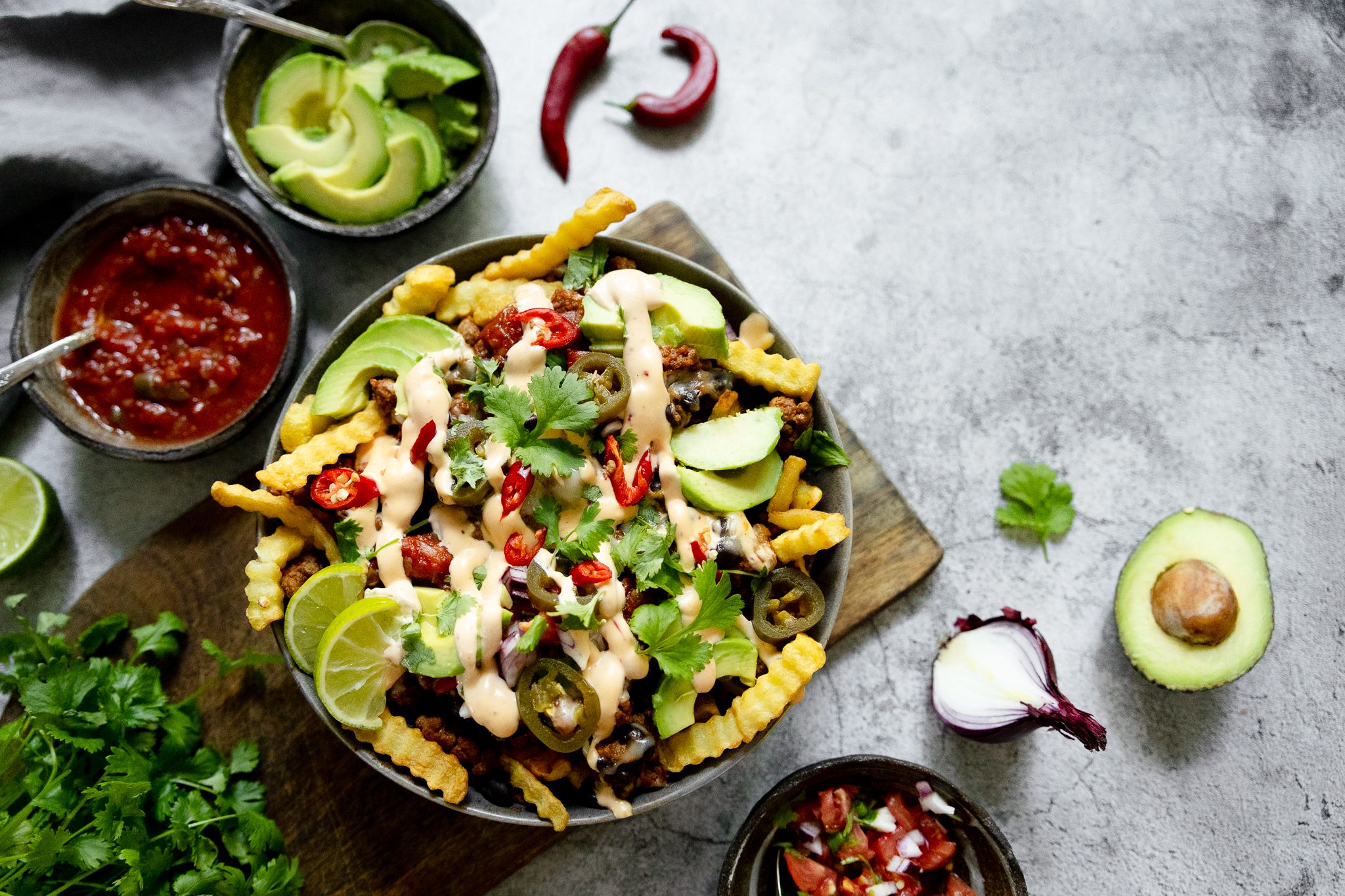 Tex-mex laetud friikad