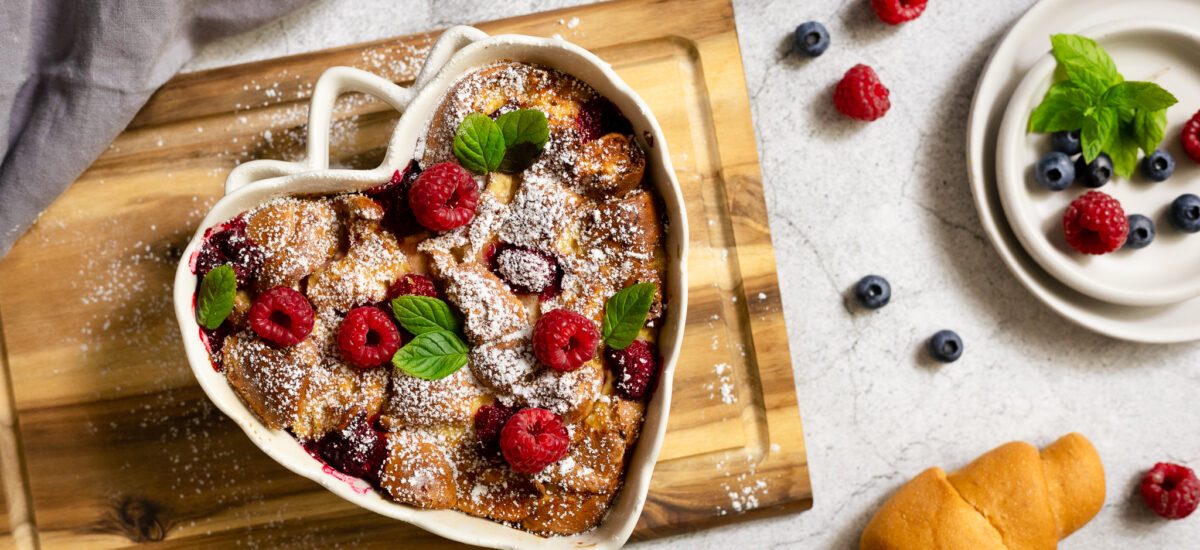Gluteenivaba croissant’ivorm vaarikatega