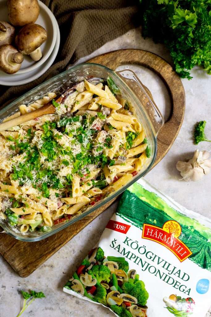Röstküüslauguga gluteenivaba pasta toidublogija Kristi Rebane