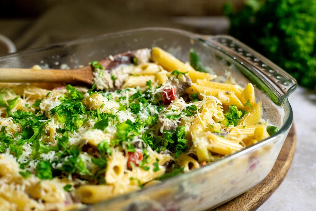 Gluteenivaba šampinjonipasta toidublogija Kristi Rebane