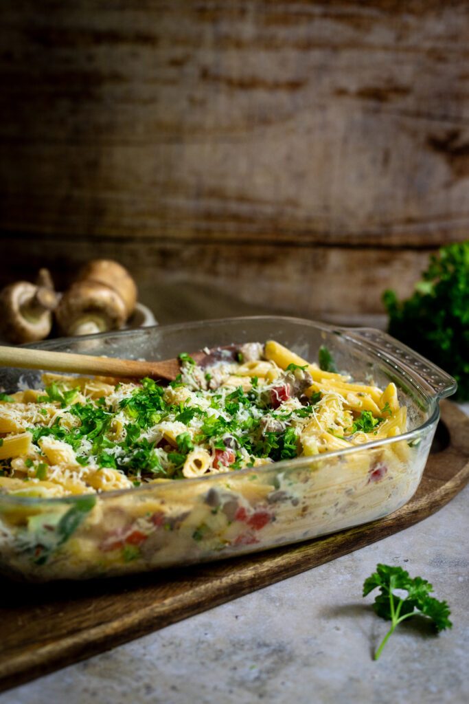 Röstküüslauguga gluteenivaba pasta toidublogija Kristi Rebane